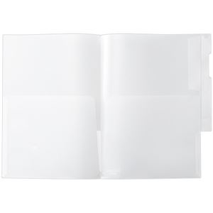 リヒトラブカルテフォルダー（フラップ付）ダブル（縦型） A4タテ HK2002 1箱（100枚）