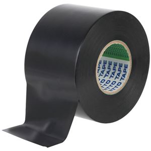 （まとめ） ニトムズビニルテープ No.21 幅広 50mm×20m 黒 J3427 1巻 【×3セット】