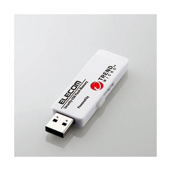 エレコム管理ソフトセキュリティUSB3.0メモリ トレンドマイクロ 2GB 1年 MF-PUVT302GM1 1個