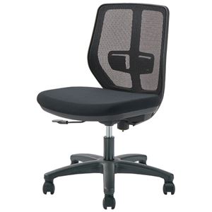 オカムラVILLAGE VC1メッシュチェア 肘なし ブラックフレーム ブラック 8VC1MA-F4Y1 1脚