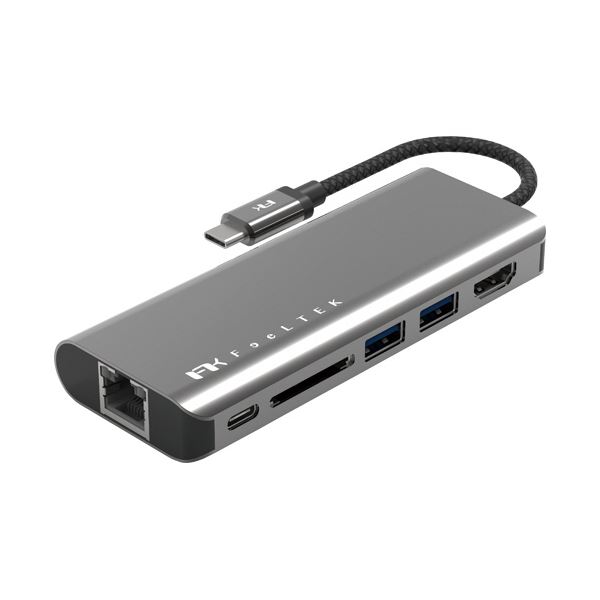 フィールドスリーPortable 6 in 1 USB-C ハブ HCM006AP2F 1個