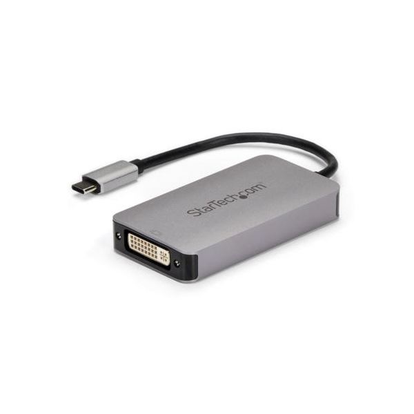 StarTech.com USB TypeC-DVI ディスプレイ変換アダプタ スペースグレー CDP2DVIDP 1個