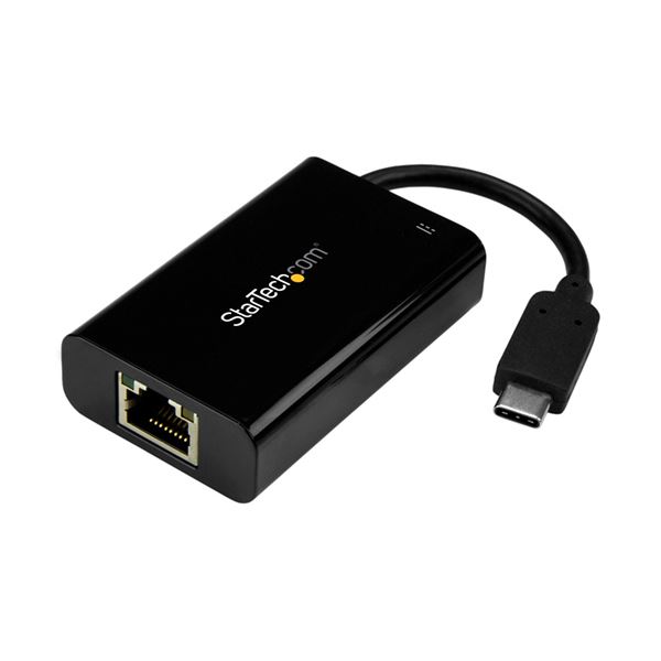 StarTech.com 有線LANアダプター ギガビットイーサネット／PD対応 ブラック US1GC30PD 1個