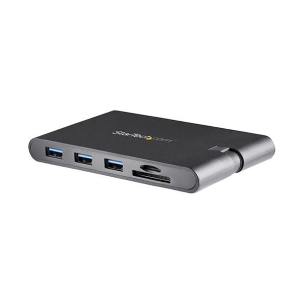 StarTech.com USB Type-C接続マルチアダプタ Mac／Win対応 HDMI／VGA 3x USB3.0SD／microSD DKT30CHVSCPD 1台