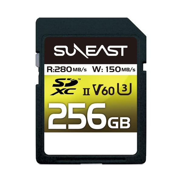 旭東エレクトロニクス SUNEAST SDXC UHS-II カード 256GB V60 SE-SDU2256GB2801枚