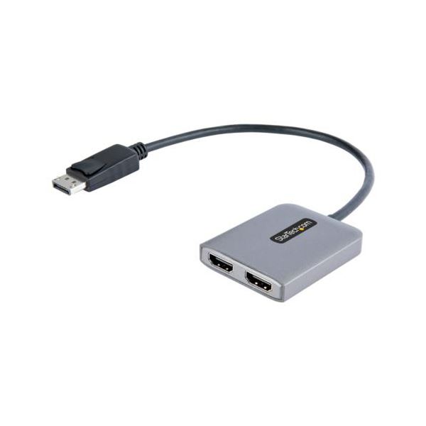 StarTech.com MSTハブ／DisplayPort1.4接続 2画面／4K60HzHDMI／30cmケーブル／HDMI分配器 MST14DP122HD 1個