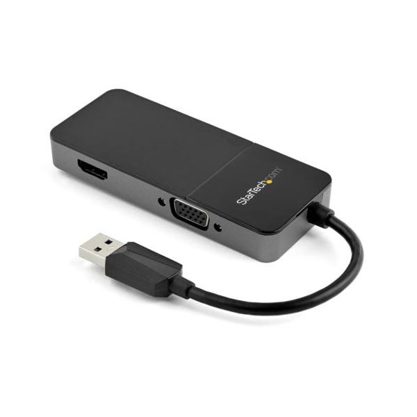 StarTech.com USB3.0接続 HDMI／VGA変換アダプタ USB Type-A（オス）-HDMI／RGB（メス）4K／30Hz対応 USB32HDVGA 1個