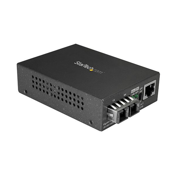 StarTech.com Gigabit対応 光メディアコンバータ MCMGBSCMM055 1台