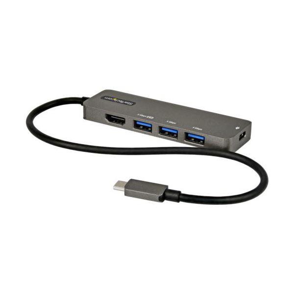 StarTech.com USB Type-Cマルチ変換アダプター USB-C-HDMI 4K60Hz／100W PDDKT30CHPD3 1台