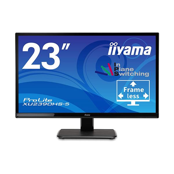 iiyamaProLite 23型ワイド液晶ディスプレイ マーベルブラック XU2390HS-B5 1台