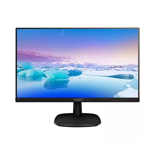 フィリップス23.8型ワイド液晶ディスプレイ スピーカー付 ブラック IPSパネル 5年保証 243V7QJAB／11 1台