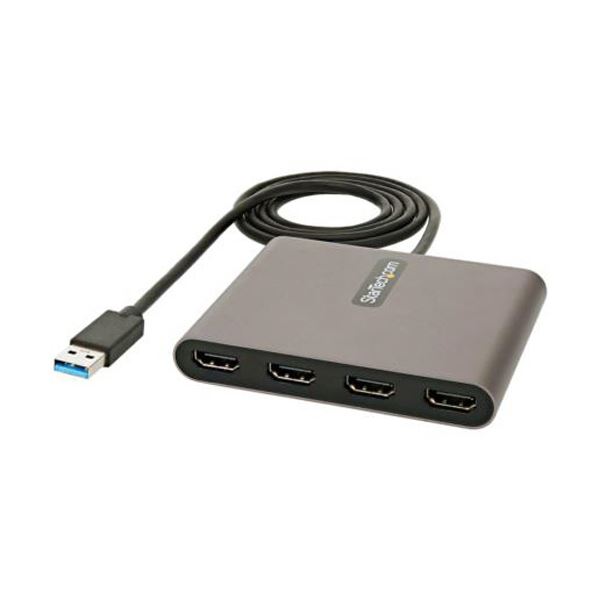 StarTech.com USB 3.0接続クアッドHDMIディスプレイ変換アダプタ USB32HD4 1個