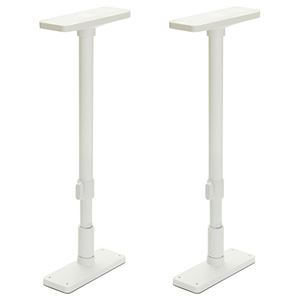 平安伸銅工業家具転倒防止突っ張り棒 50-75cm マットホワイト UEQ-50W 1パック（2本）