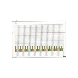 ライオン事務器統計図表盤 2色 40項目 横814×縦553×厚さ18mm No.240S 1台