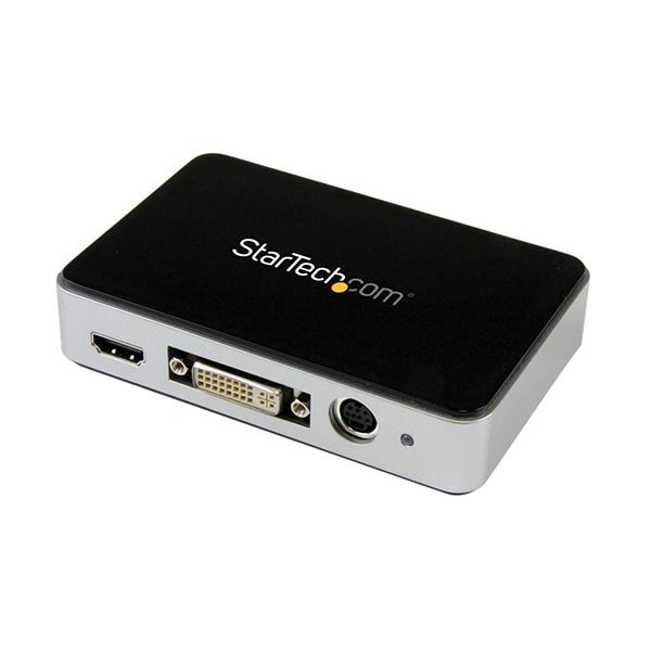 StarTech.com USB3.0接続ビデオキャプチャーユニット HDMI／DVI／VGA／コンポーネント対応1080p／60fps USB3HDCAP 1台