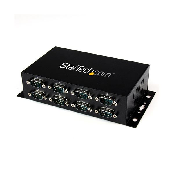 StarTech.com 8ポートUSB-RS232C変換ハブ USB B（メス）-x8 D-Sub 9ピン（オス） 壁掛け取付け可能ICUSB2328I 1個