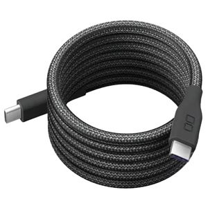 CIO スパイラルケーブル CtoC 1m ライトブラック CIO-NLSC30000-CC1-LBK 1本