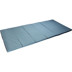 アキレス どこでもマットレス 六つ折り ネイビー S（97×210cm） MK6-S（BL） 1枚