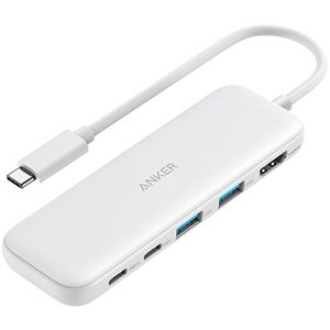 アンカージャパン ANKER 332 USB-Cハブ（5-in-1 PD100W対応） ホワイト A8355021 1個