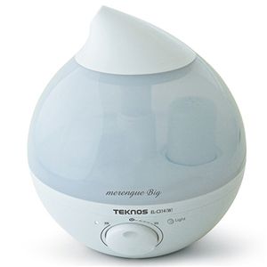 千住 TEKNOSLED 滴型超音波加湿器 メレンゲBig(Ag+カートリッジ) 3.6L ホワイト EL-C314(W) 1台