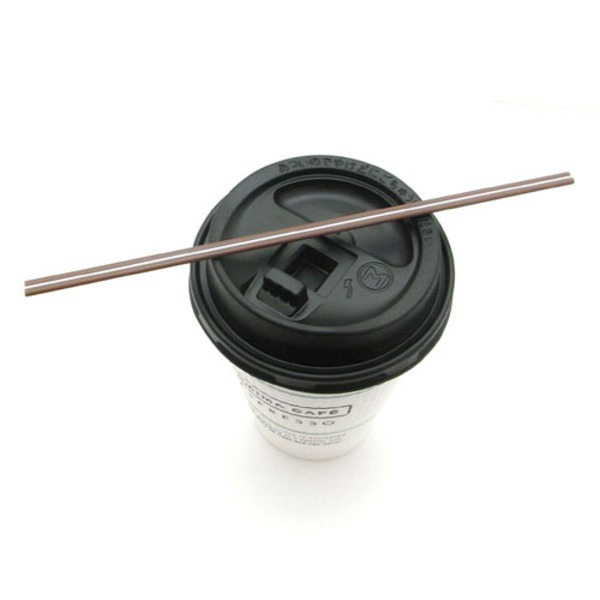 ホットコーヒー用マドラーストロー/15cmチョコカラー 1000本入り