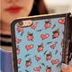 MrH(ミスターエイチ)スマホウォレットケース/オリエンタルポップビューティーピンクBy iphone6 - 縮小画像5
