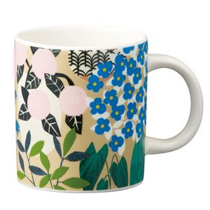 マグカップ 350ml フラワーポット ベージュ 陶器 デザインライフ スミノエ キッチン 台所 プレゼント 贈り物 ギフト