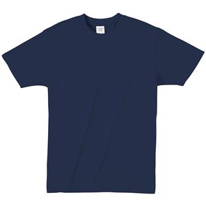 （まとめ）ATドライTシャツ S ネイビー 150g ポリ100% 【×10個セット】