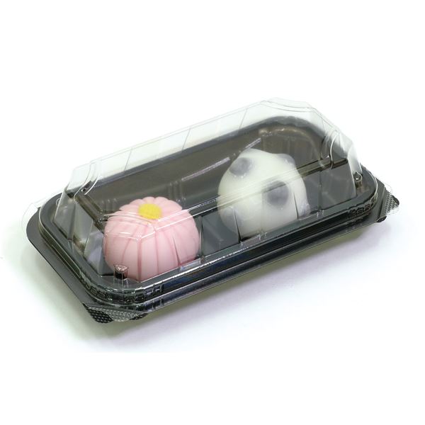 （まとめ）和菓子ケース（2個用） 10個入り 【×10個セット】