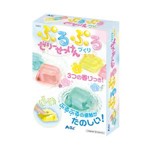 （まとめ）ぷるぷるゼリーせっけんづくりキット 【×10個セット】