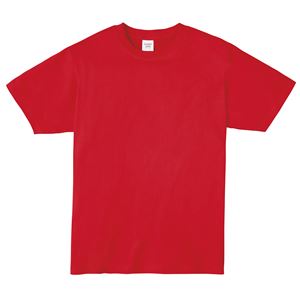 （まとめ）ATドライTシャツ 130cm レッド 150g ポリ100% 【×10個セット】