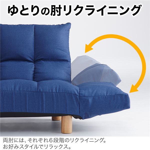 ゆとりの肘リクライニング