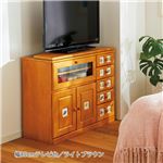 南欧風家具 幅85cmテレビ台 ライトブラウン