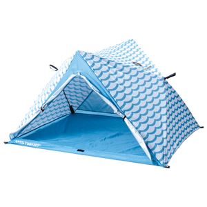 簡易テント/キャンプ用品 【ブルーウェーブ】 180×148×107cm グラスファイバー UVカット 『パッとサッとできるテント』 - 拡大画像
