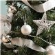デラックス クリスマスツリーセット 【シルバー】 高さ120cm LEDイルミネーション・豪華オーナメント付き 組立片付け簡単 - 縮小画像3