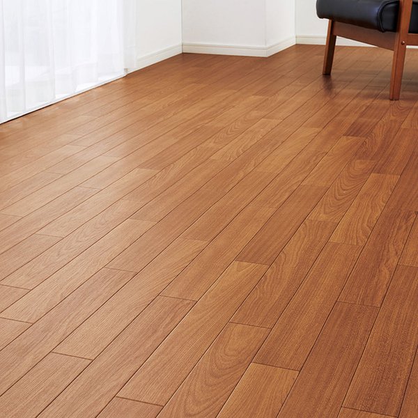 防水撥水抗菌フローリングクッションフロア 約182×300cm サクラ