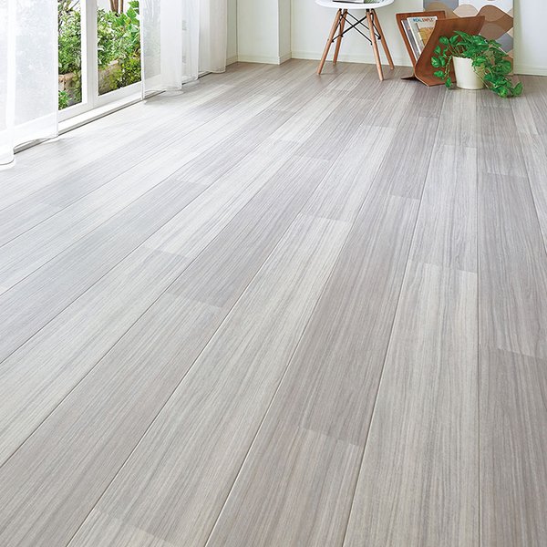 防水撥水抗菌フローリングクッションフロア 約182×200cm ワイドプラム