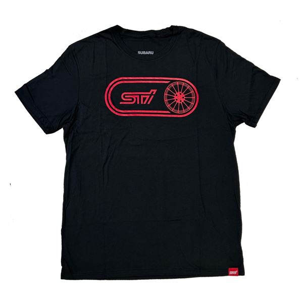 SUBARU （スバル）ホイールシルエット プリントTシャツ XLサイズ