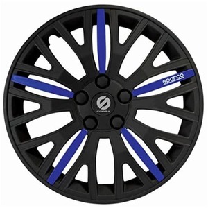 SPARCO CORSA ホイールカバー 13インチ Leggera SPC1350LJ BK/BL 【訳あり品】