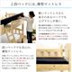 2段ベッド用 マットレス 【シングル ネイビー】 厚さ5cm 体圧分散 衛生 通気性 日本製 『ファインエア 二段ベッド用 450』 - 縮小画像4