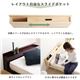 【すのこベッド専用宮 単品】 セミダブル用 ナチュラル パイン材 木製 通気性 耐久性 ベッド棚 - 縮小画像5