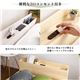 【すのこベッド専用宮 単品】 セミダブル用 ナチュラル パイン材 木製 通気性 耐久性 ベッド棚 - 縮小画像6