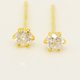18金0.1ダイヤモンドピアス スタッドピアス - 縮小画像1