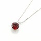 1.0ct ガーネット1粒石ペンダント - 縮小画像1