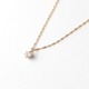 18金 ピンクゴールド ダイヤモンド 0.1ct ペンダント ネックレス - 縮小画像1
