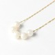18金 イエローゴールド アコヤ真珠 5ストーン ネックレス ペンダント - 縮小画像1