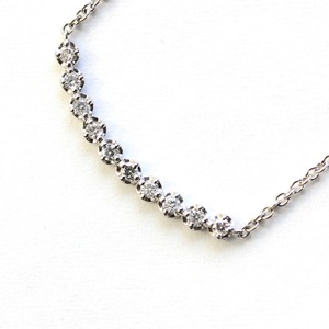 純プラチナ ダイヤモンド ラインペンダント ネックレス 商品写真2