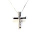 ダイヤモンド クロス ネックレス ペンダント ホワイトゴールド  - 縮小画像1