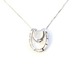 ダイヤモンド ネックレス 馬蹄 レディース ペンダント ホワイトゴールド - 縮小画像1