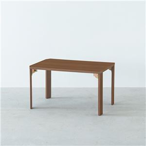 ライフテーブル60(ブラウン/茶)【幅60cm】 机 ローテーブル ミニテーブル 木目 座卓 折りたたみ リビングテーブル 折れ脚 小さい センターテーブル スリム 子供部屋 勉強机 完成商品 NK-360